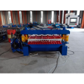 Sheet metal roofing double layer roll forming line